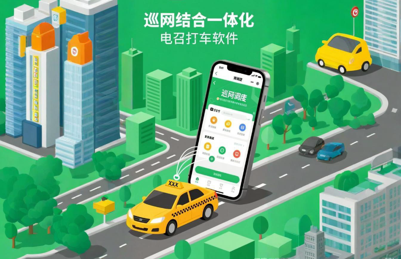 巡网结合一体化电召打车软件